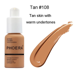 Perfect Beauty New 30ml Foundation Soft Matte Long Wear Oil Control Concealer Liquid Foundation Cream Fashion Womens Makeup