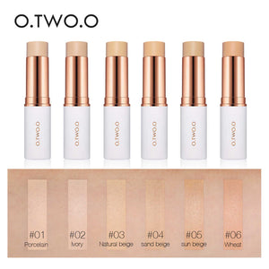 O.TWO.O Concealer Stick Foundation Makeup Full Coverage Contour Face Concealer Cream Base Primer Moisturizer Hide Blemish