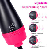 One Step Hair Blower Hair Straightener Curling Volumizer Brush Dryer Straightener Curler Styling Tangle Straightening Comb