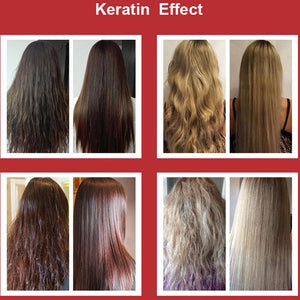 PURC 1Set Brazilian Keratin Treatment and Purifying Shampoo Straightening Hair Repair Damage Hair Care Product Free Shipping